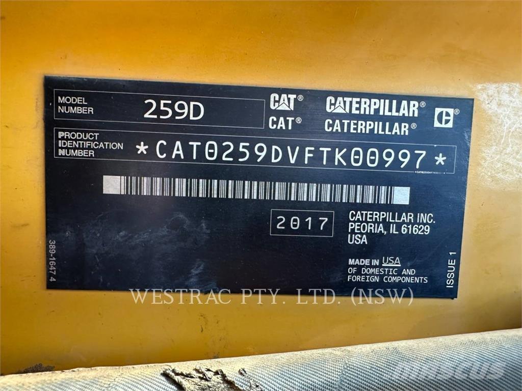 CAT 259D 推土機