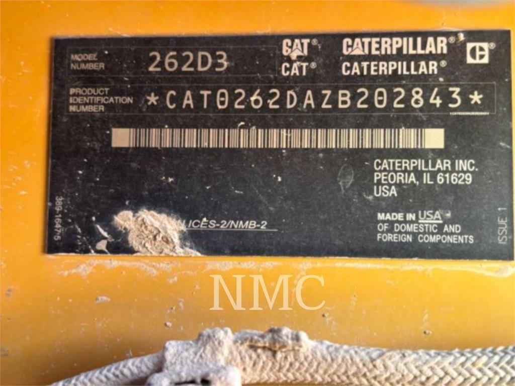 CAT 262D3 滑移轉向裝載機