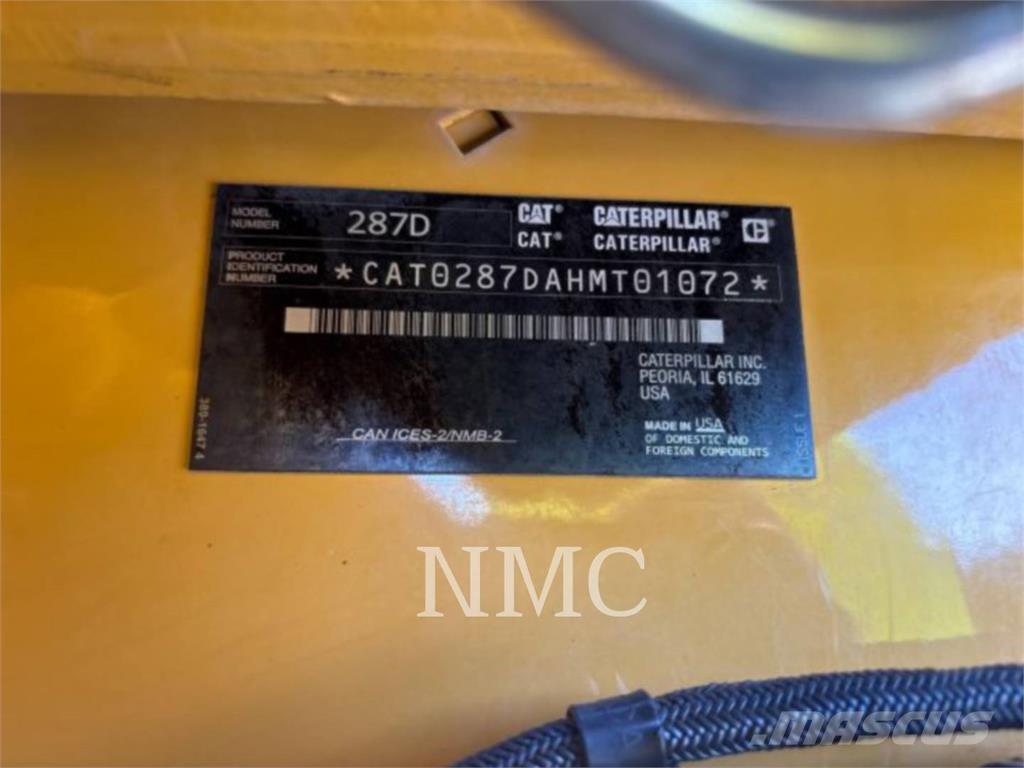 CAT 287D 滑移轉向裝載機