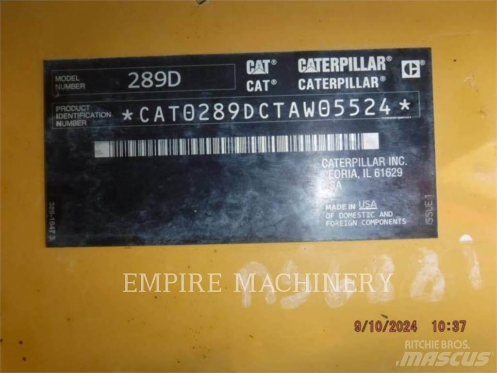 CAT 289D 滑移轉向裝載機