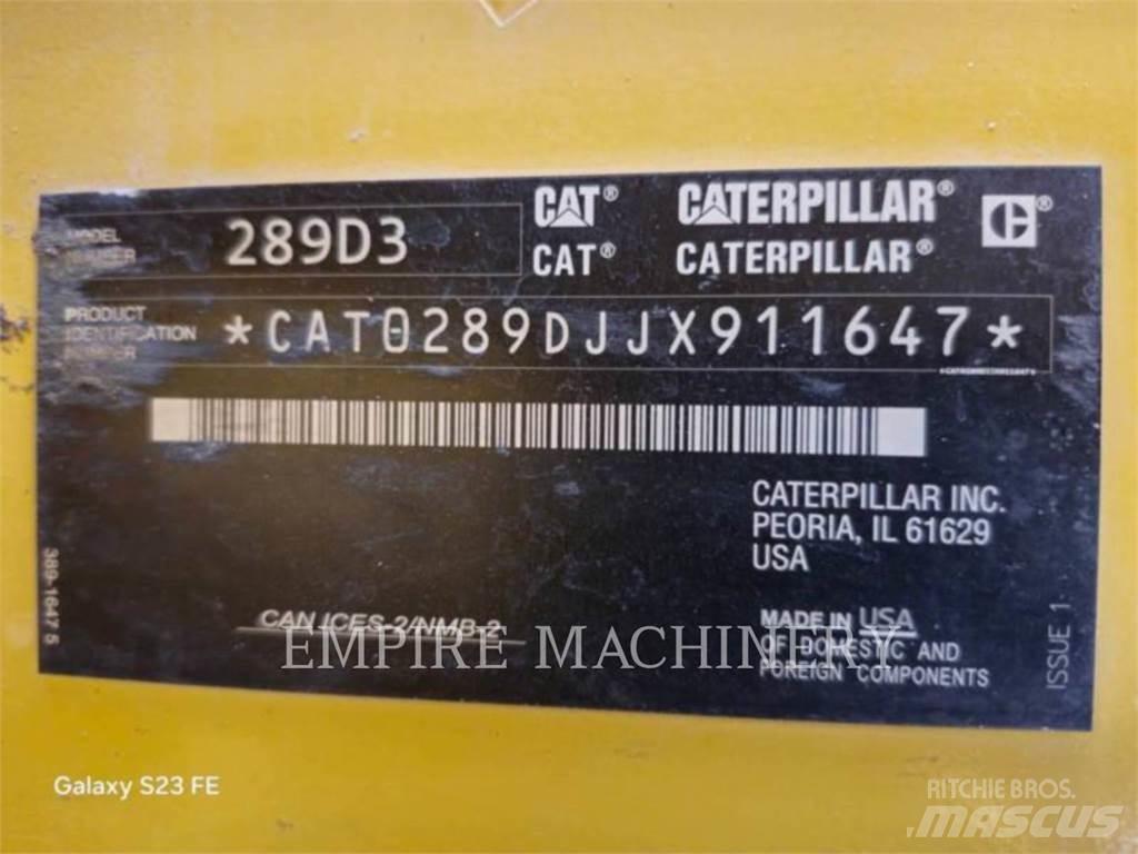 CAT 289D3 CA 滑移轉向裝載機
