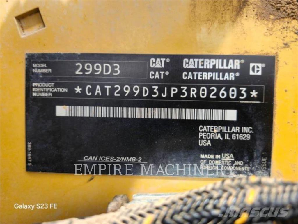 CAT 299D3XPSCA 滑移轉向裝載機