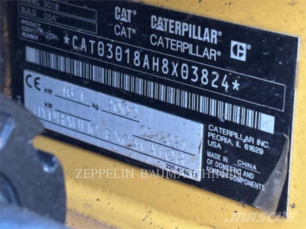 CAT 301.8-05A 履帶式 挖土機/掘鑿機/挖掘機