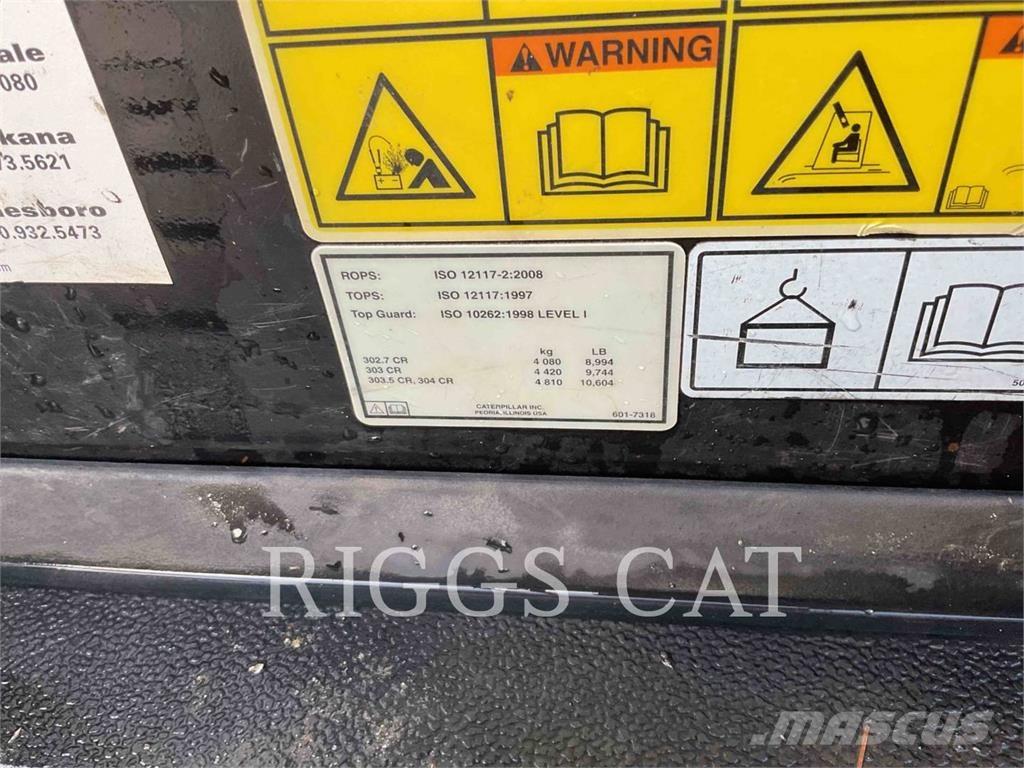 CAT 302.707CR 履帶式 挖土機/掘鑿機/挖掘機