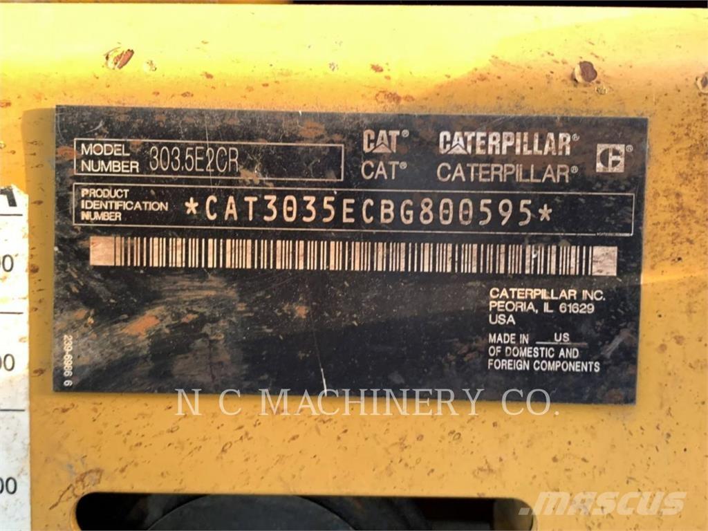 CAT 303.5E2CRN 履帶式 挖土機/掘鑿機/挖掘機