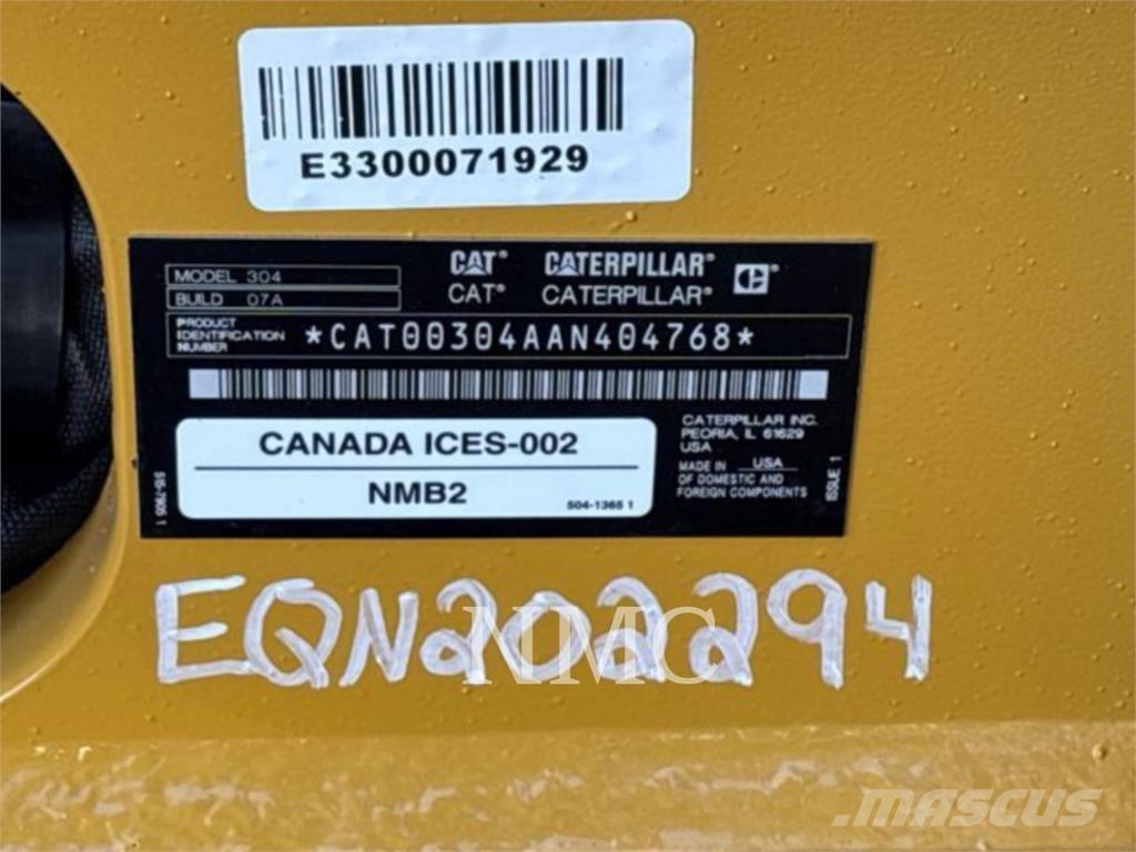 CAT 304-07 履帶式 挖土機/掘鑿機/挖掘機