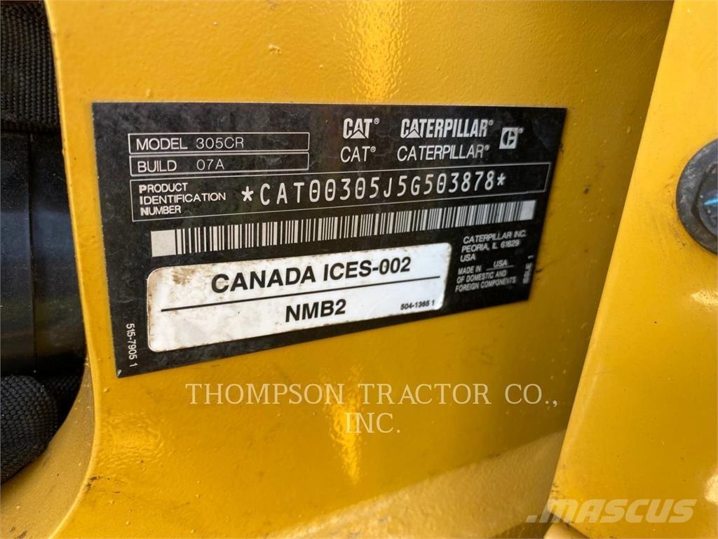 CAT 305 CR 履帶式 挖土機/掘鑿機/挖掘機