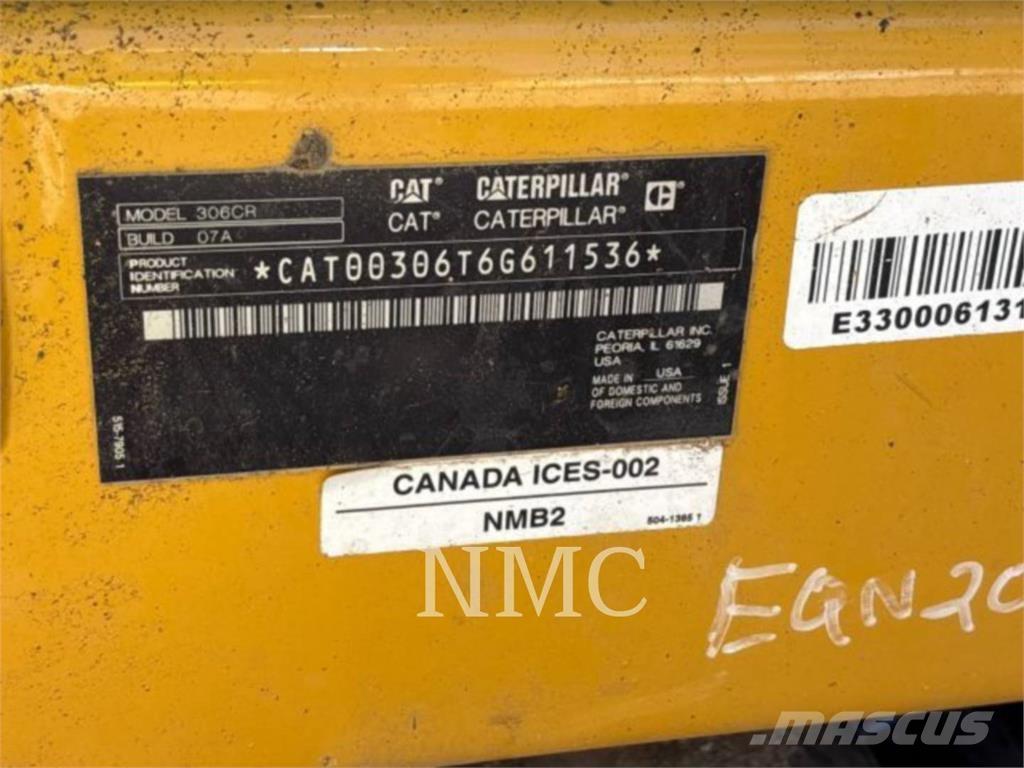 CAT 306-07CR 履帶式 挖土機/掘鑿機/挖掘機