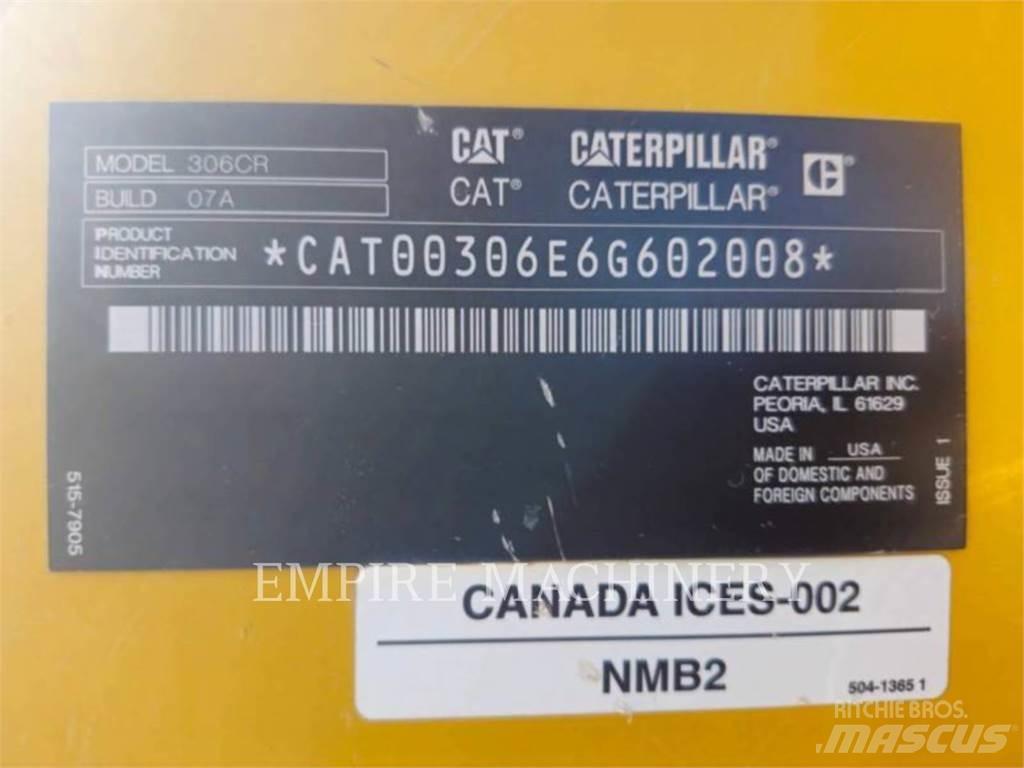 CAT 306 CR 履帶式 挖土機/掘鑿機/挖掘機