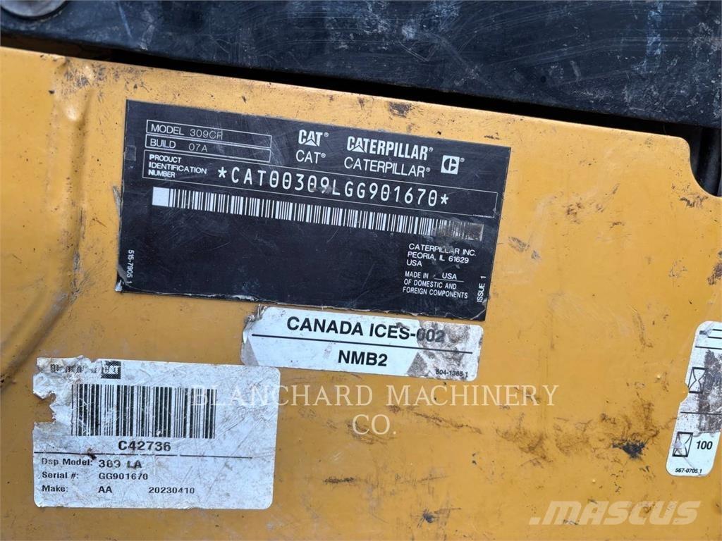 CAT 309CR 履帶式 挖土機/掘鑿機/挖掘機
