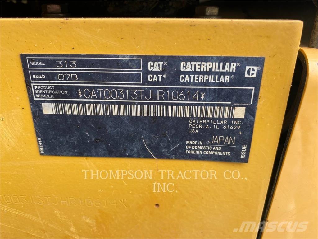 CAT 313 履帶式 挖土機/掘鑿機/挖掘機