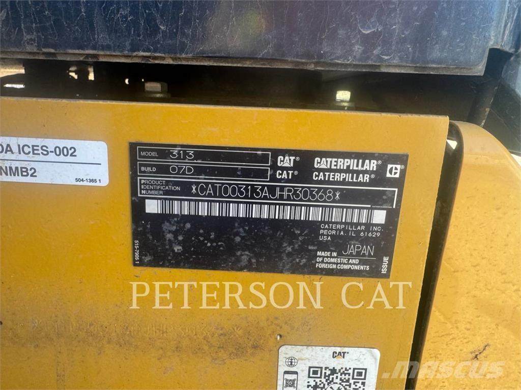 CAT 313 履帶式 挖土機/掘鑿機/挖掘機