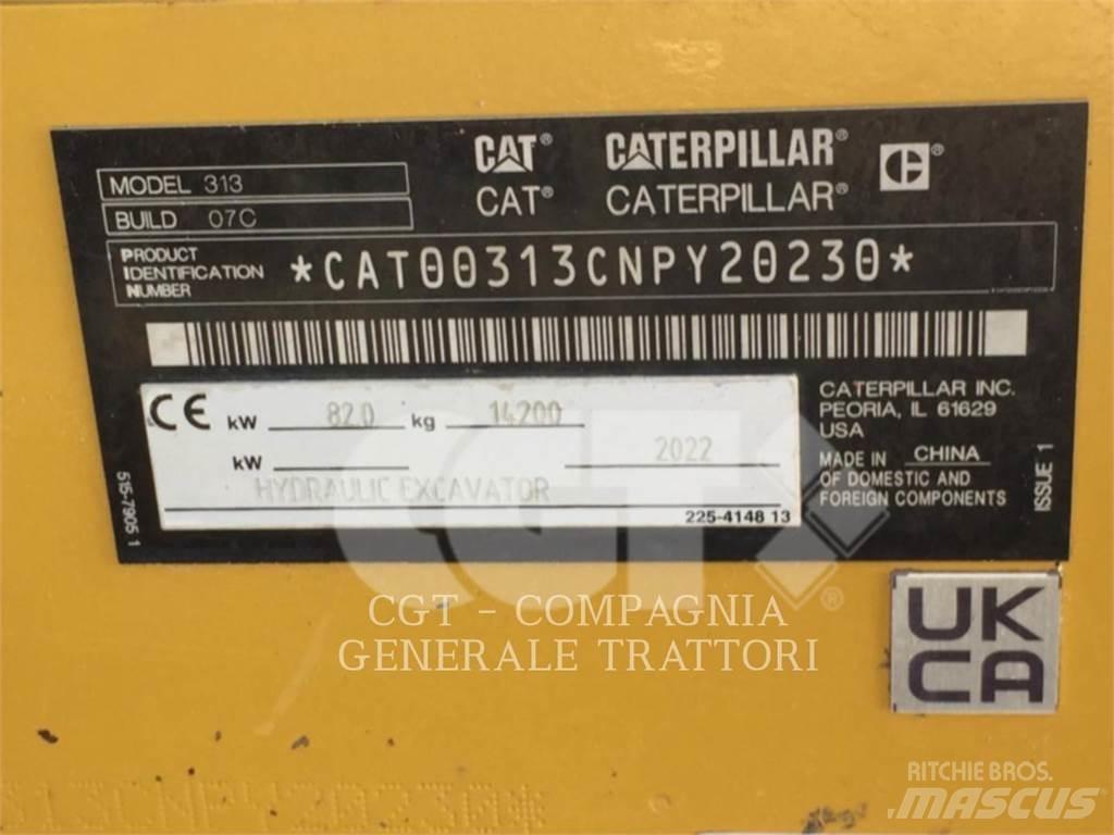CAT 313 NG 履帶式 挖土機/掘鑿機/挖掘機