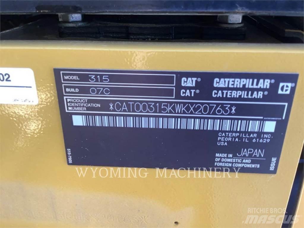 CAT 315 履帶式 挖土機/掘鑿機/挖掘機
