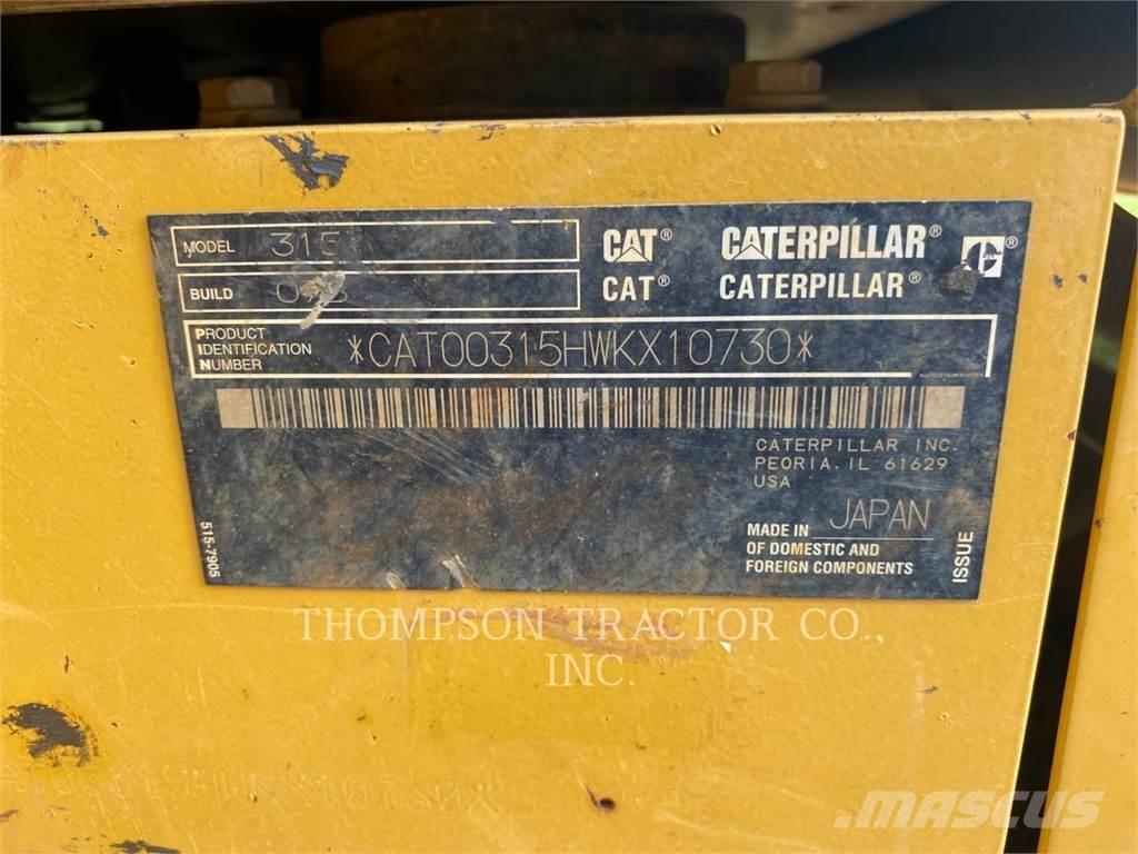 CAT 315 履帶式 挖土機/掘鑿機/挖掘機