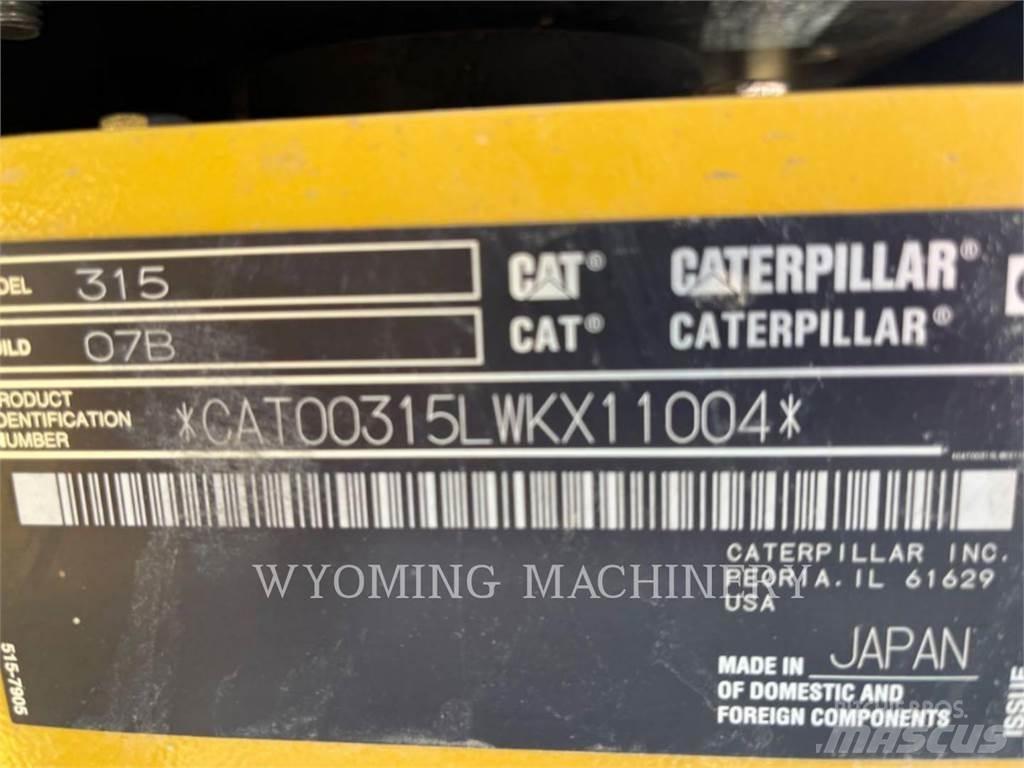 CAT 315 履帶式 挖土機/掘鑿機/挖掘機