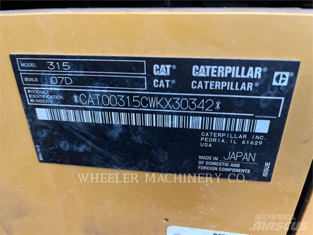 CAT 315 CF 履帶式 挖土機/掘鑿機/挖掘機