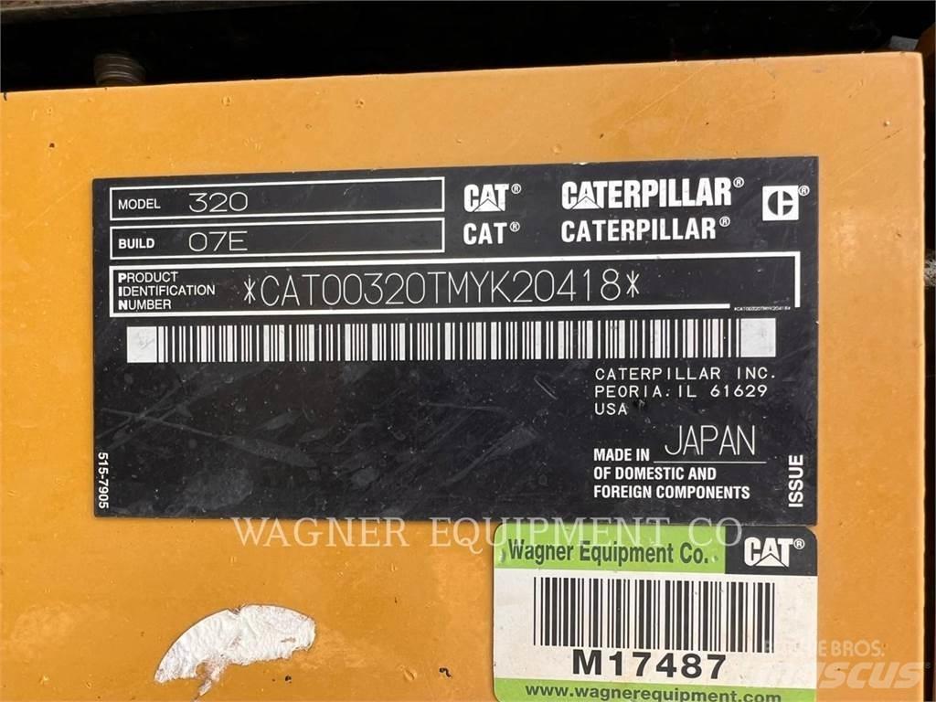 CAT 320 履帶式 挖土機/掘鑿機/挖掘機