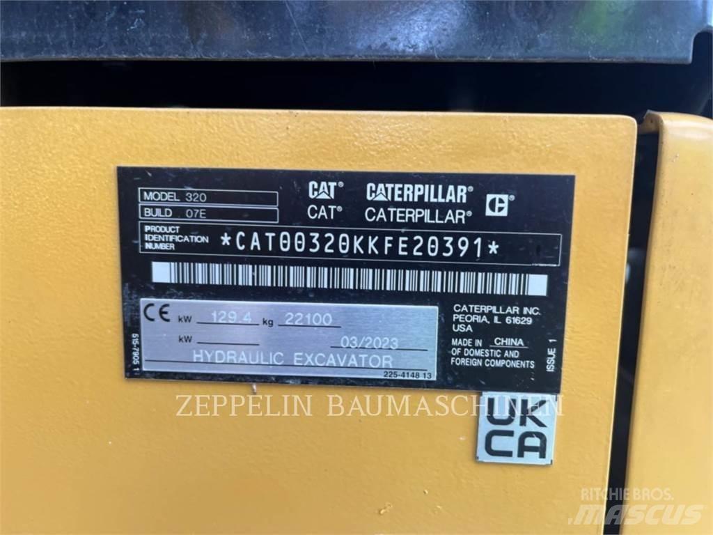 CAT 320-07D 履帶式 挖土機/掘鑿機/挖掘機