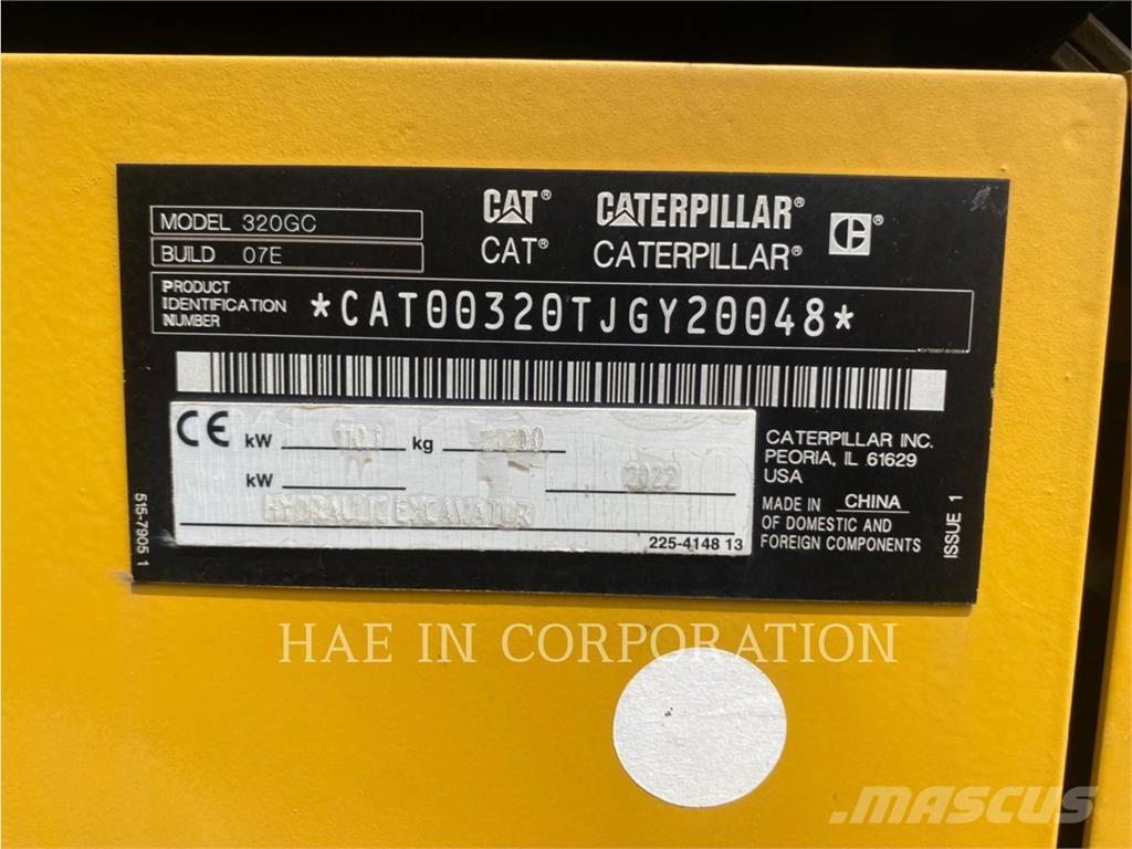 CAT 320-07GC 履帶式 挖土機/掘鑿機/挖掘機