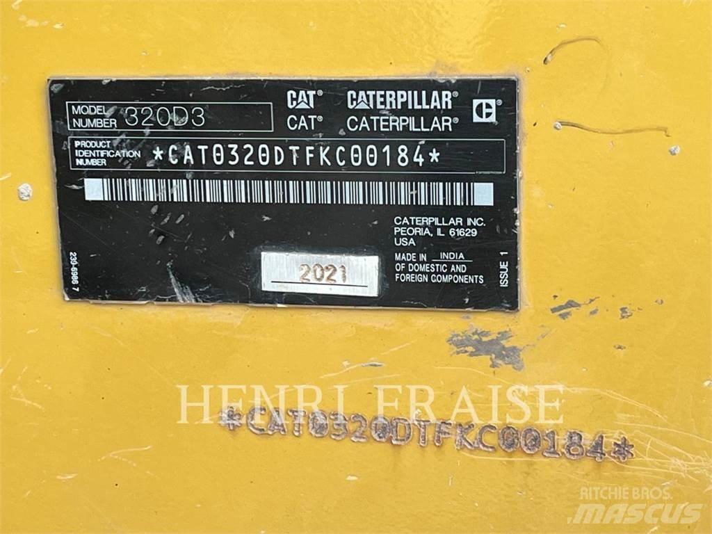 CAT 320D3 履帶式 挖土機/掘鑿機/挖掘機