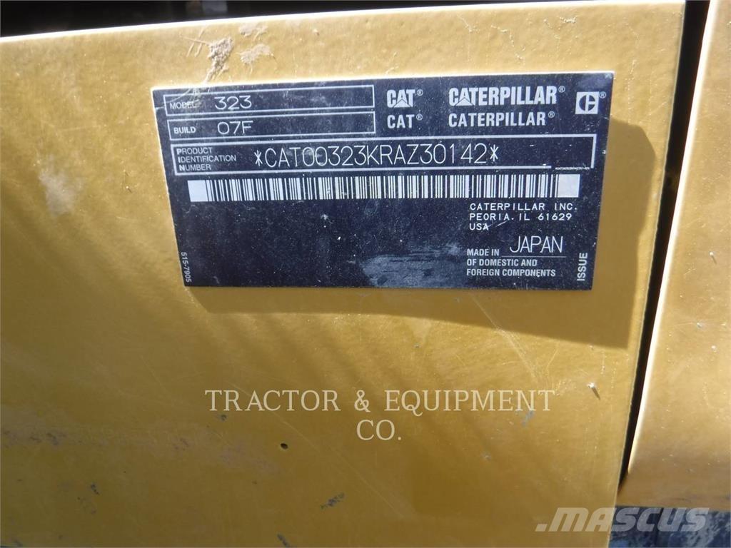 CAT 323 履帶式 挖土機/掘鑿機/挖掘機