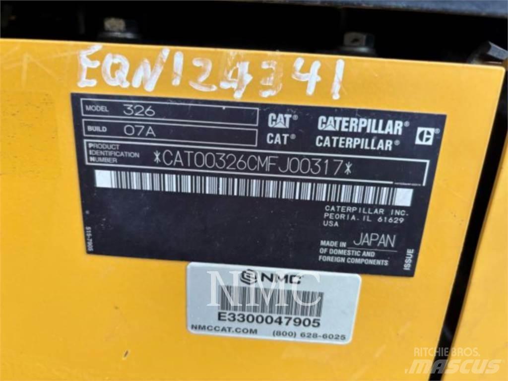 CAT 326-07 履帶式 挖土機/掘鑿機/挖掘機