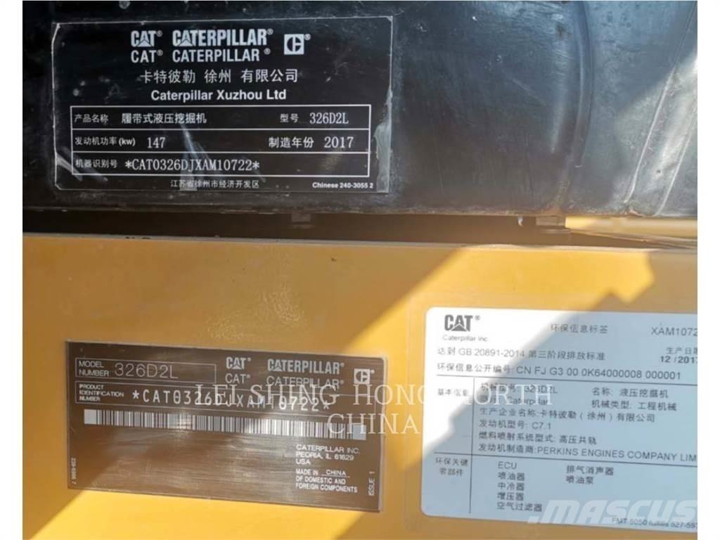 CAT 326D2L 履帶式 挖土機/掘鑿機/挖掘機