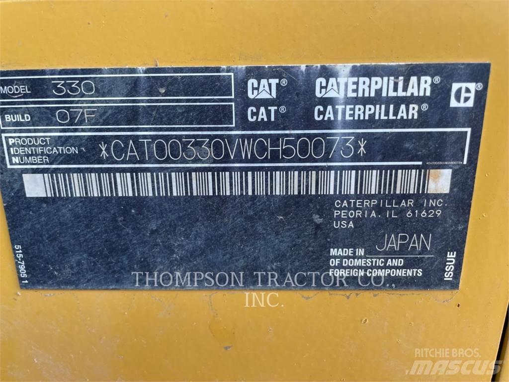 CAT 330 履帶式 挖土機/掘鑿機/挖掘機