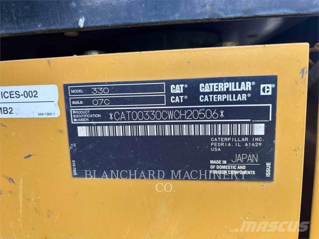 CAT 330 履帶式 挖土機/掘鑿機/挖掘機