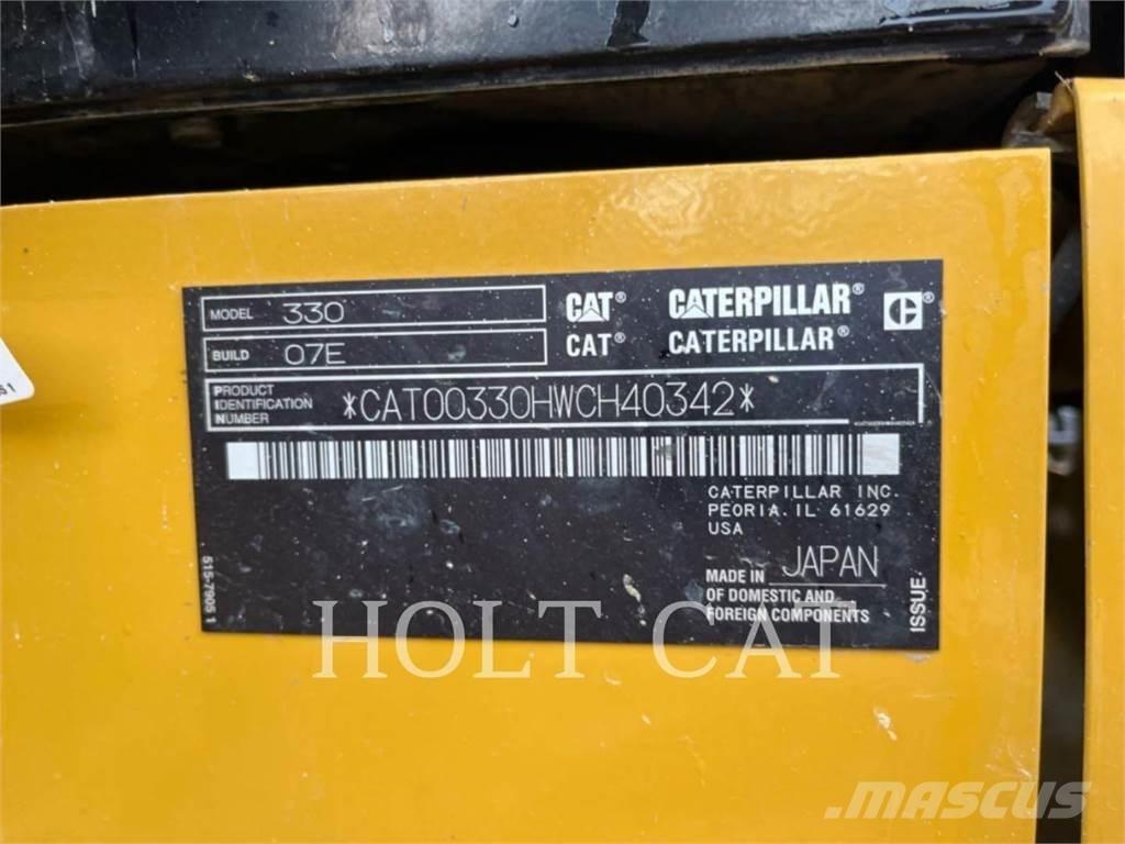 CAT 330 TC 履帶式 挖土機/掘鑿機/挖掘機