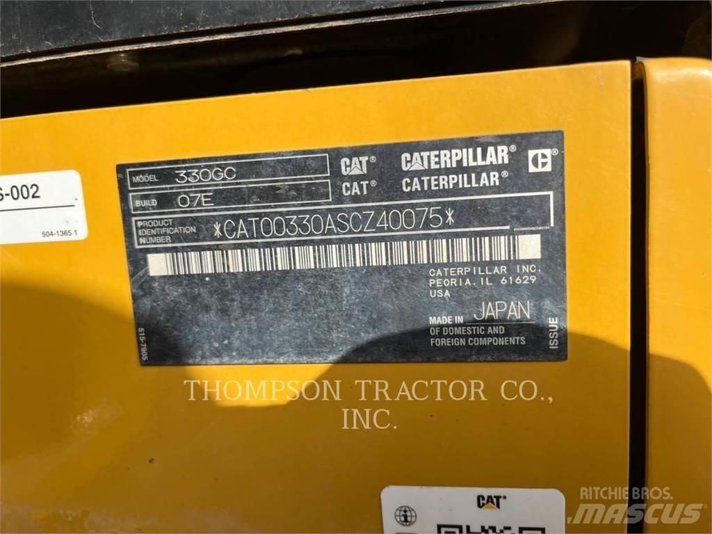 CAT 330GC 履帶式 挖土機/掘鑿機/挖掘機