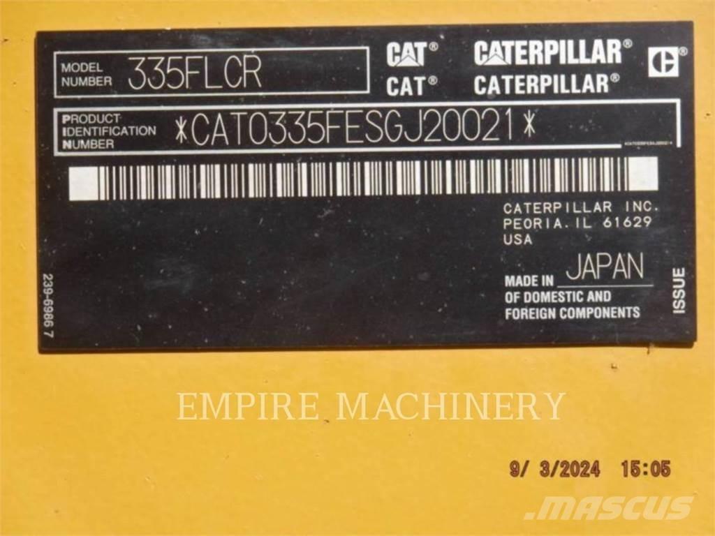 CAT 335FL P 履帶式 挖土機/掘鑿機/挖掘機