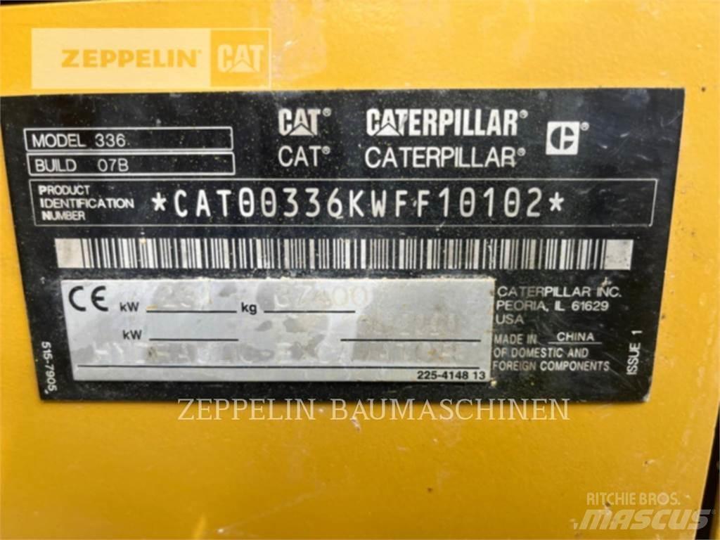 CAT 336-07B 履帶式 挖土機/掘鑿機/挖掘機