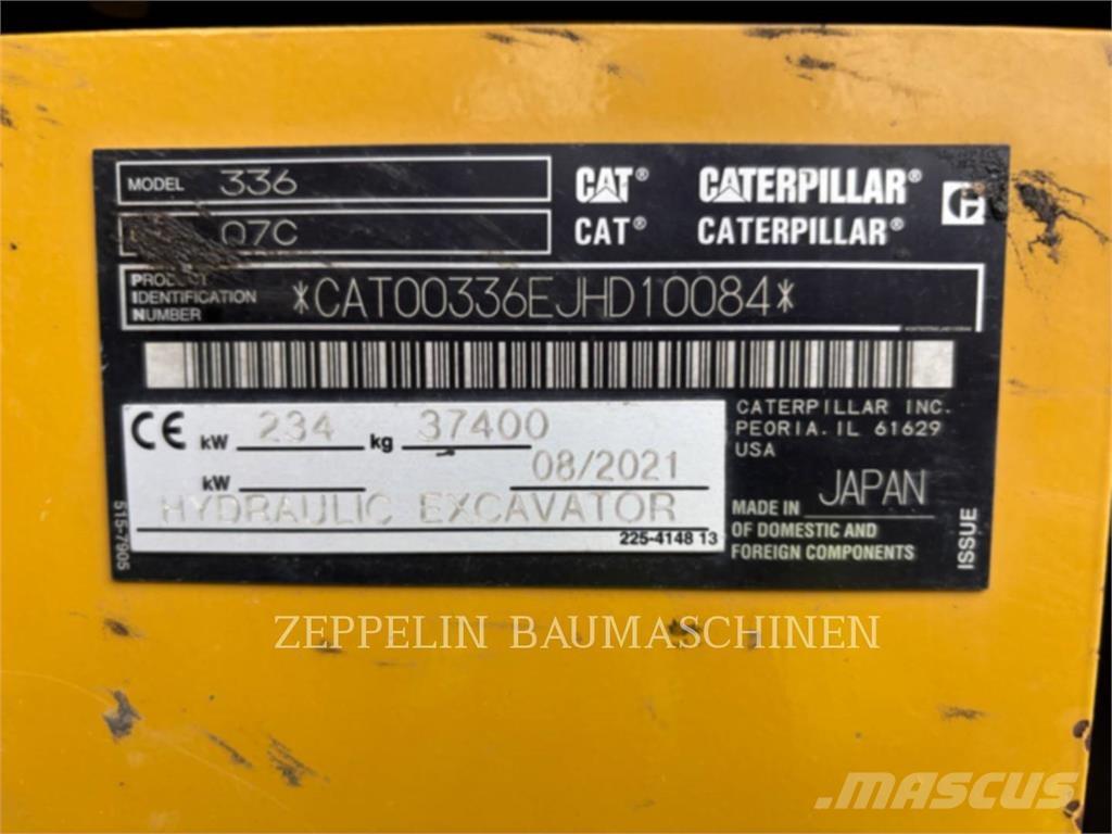 CAT 336-07C 履帶式 挖土機/掘鑿機/挖掘機