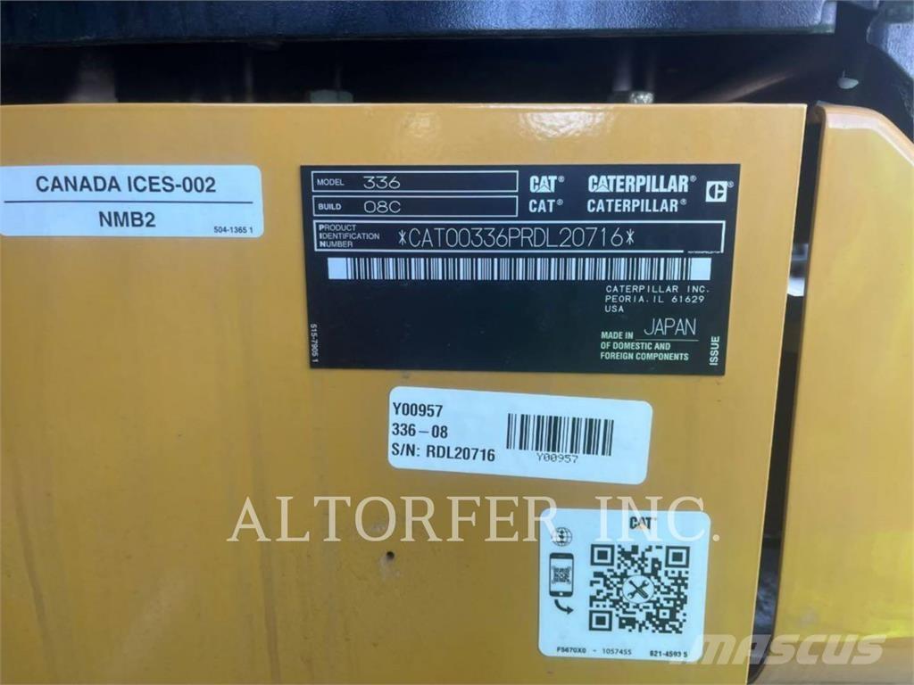 CAT 336-08 履帶式 挖土機/掘鑿機/挖掘機