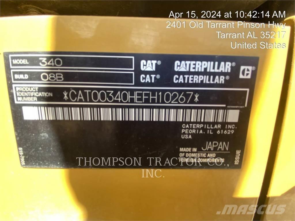CAT 340 履帶式 挖土機/掘鑿機/挖掘機
