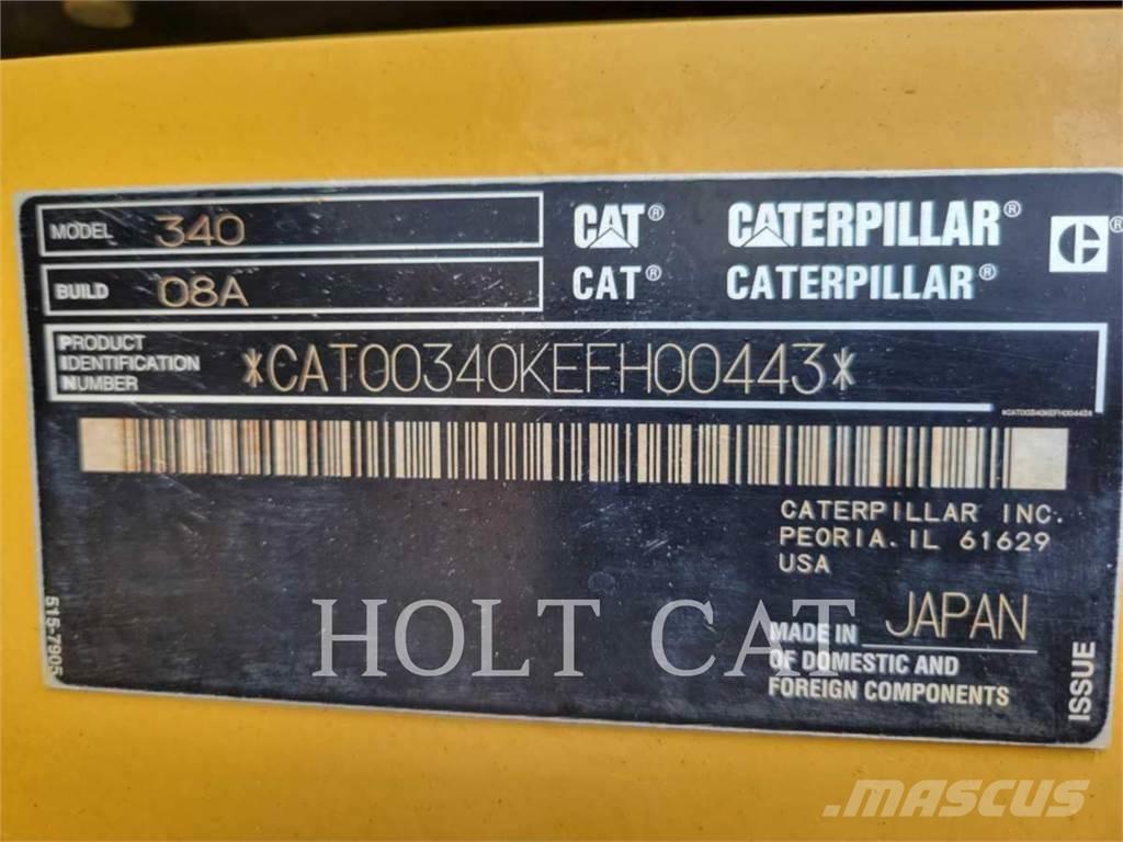 CAT 340 12 TC 履帶式 挖土機/掘鑿機/挖掘機