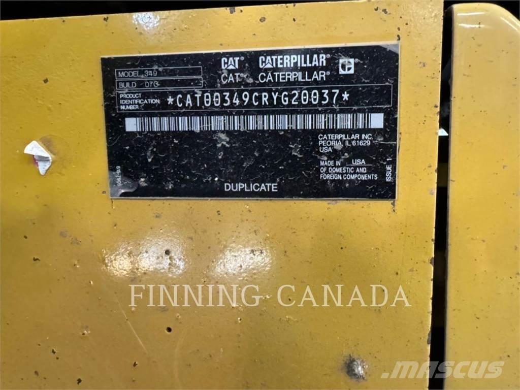 CAT 349-07 履帶式 挖土機/掘鑿機/挖掘機