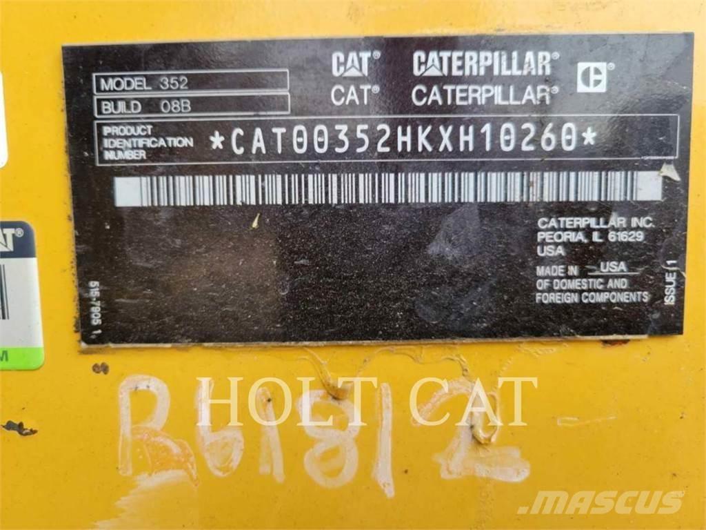 CAT 352 12 TC 履帶式 挖土機/掘鑿機/挖掘機
