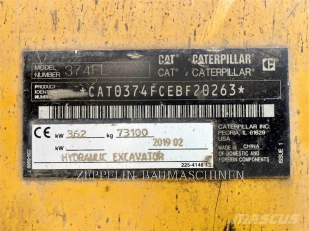 CAT 374FL 履帶式 挖土機/掘鑿機/挖掘機
