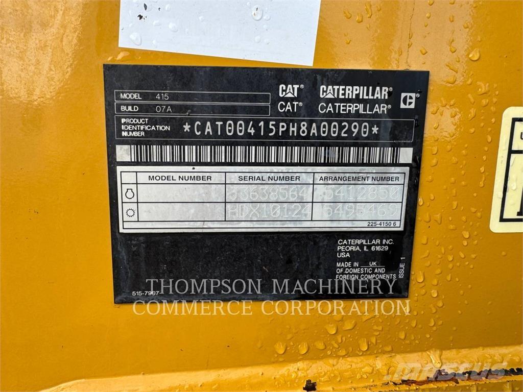 CAT 415 反鏟裝載機