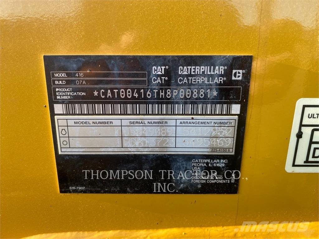 CAT 416 反鏟裝載機