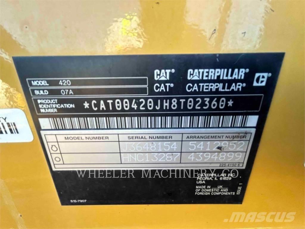 CAT 420 反鏟裝載機
