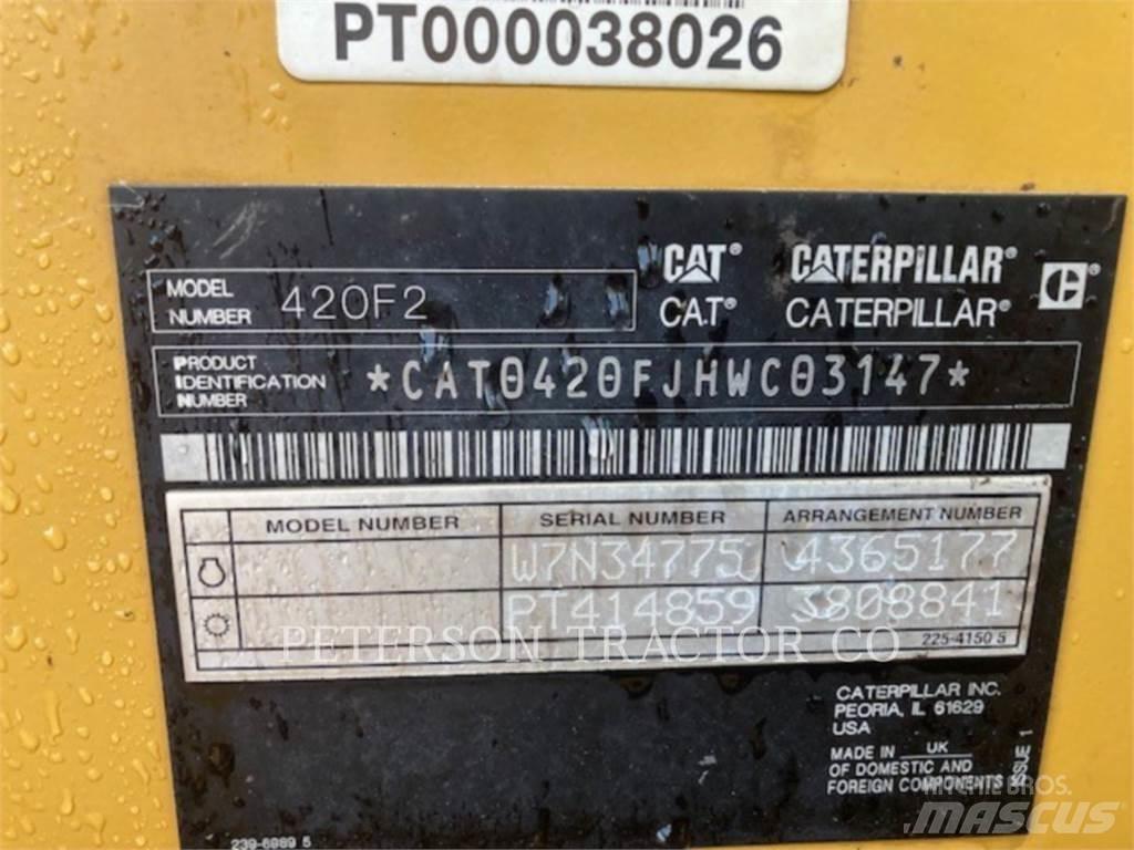 CAT 420F2 反鏟裝載機
