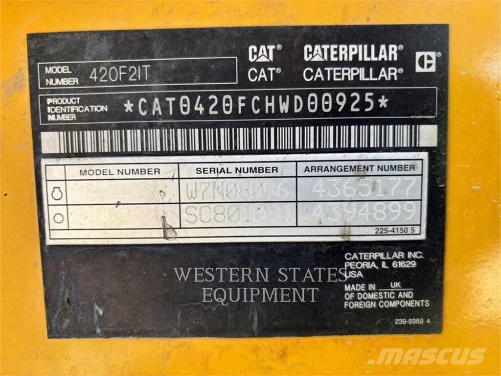 CAT 420F2 反鏟裝載機