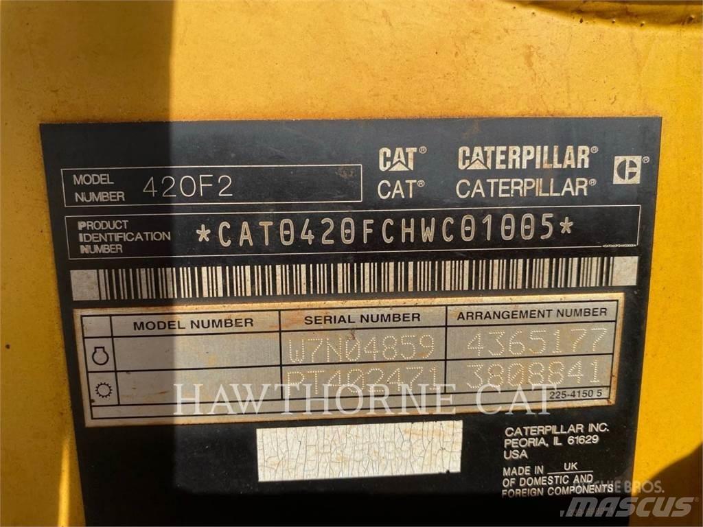 CAT 420F2 反鏟裝載機