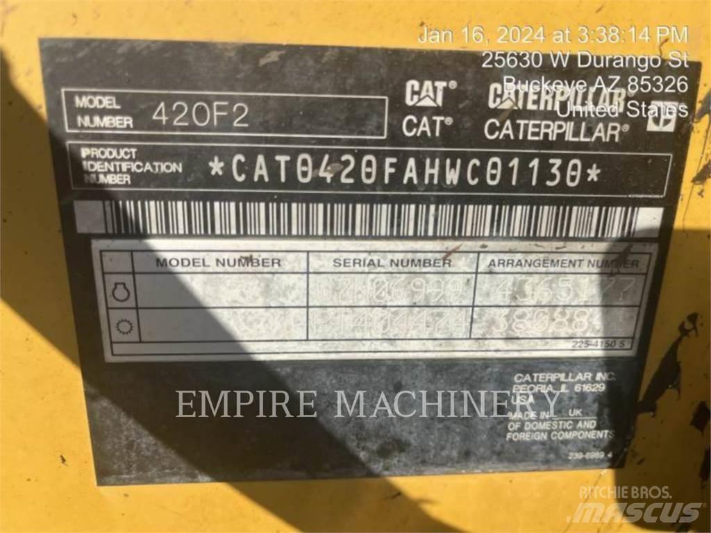 CAT 420F2 4EOP 反鏟裝載機