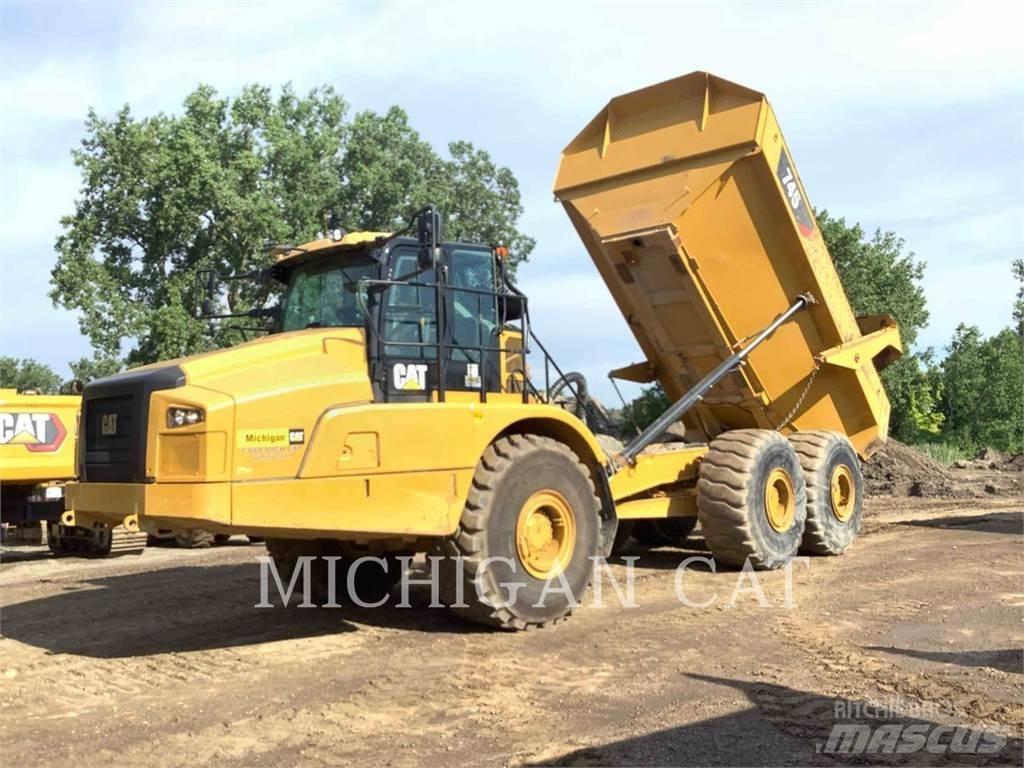 CAT 745 T 鉸接式起吊車