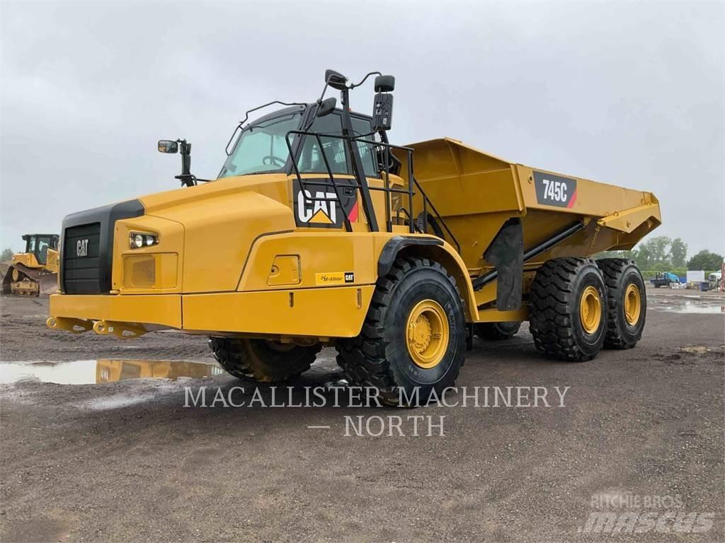CAT 745C T 鉸接式起吊車